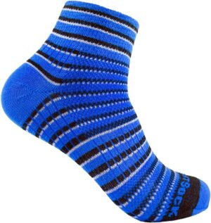WRIGHTSOCK Coolmesh II Quarter Socken bllau/schwarz/weis