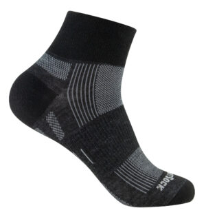 Wrightsock ECO EXPLORE Quarter Socken Schwarz