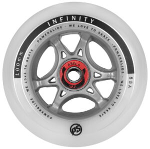 Powerslide Komplett Rolle Infinity 100/85a mit Abec 9 Kugellager und 8mm Spacer
