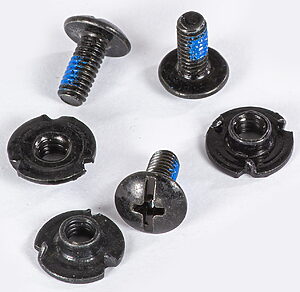 Powerslide Befestigungs-Set (3 Schrauben und 3 Muttern) 6mm