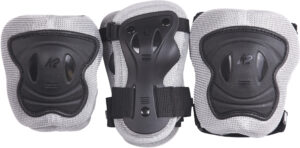 K2 JUNIOR PAD SET - Grey - Schutzset Kinder