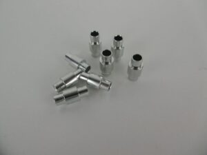 K2 Spacer Alu 6mm Kugellager 608 (8er Set)