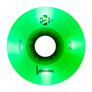Luminous-LED Wheels White-Glow + Green Led 80mm/85A