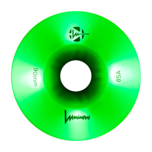 Luminous-LED Wheels GREEN APPLE GLOW + GREEN LED  90mm/85A