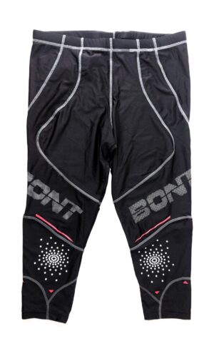 Bont Hi-Performance compression tights 3/4 Länge, Stretchhose, schwarz