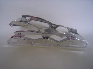 Powerslide DoubleX Speed Schiene 3*100+1*90,12.8" 195mm along silber
