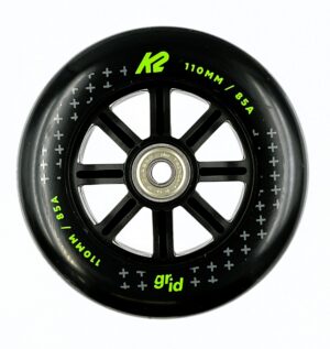 K2 Rolle Grid 110mm/85a mit Kugellager ILQ-9 plus - (6er-Set)