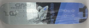 Kryptonics WOODSERIES deck only - Motiv:  Attach / Blue