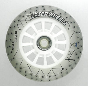 Lazerwheels Leuchtrolle white 110/85A (Stück)