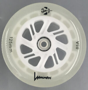 Luminous-LED Wheels White Glow 125mm/85A (Stück)