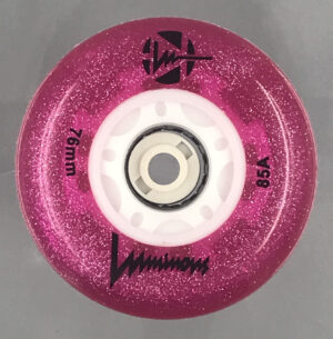 Luminous-LED Wheels Glitter-Pink 76mm/85A
