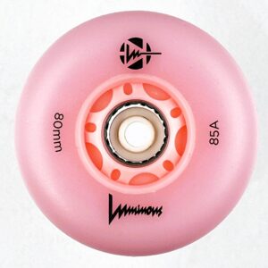 Luminous-LED Wheels Flamingo Pink 80mm/85A