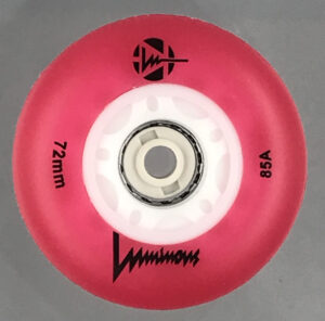 Luminous-LED Wheels Red 72mm/85A