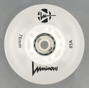 Luminous-LED Wheels White 76mm/85A