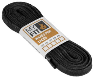 Powerslide MyFit gewachste Schnürsenkel Pro schwarz