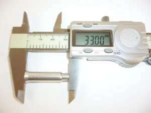 Powerslide Achse für Torx 33x8mm