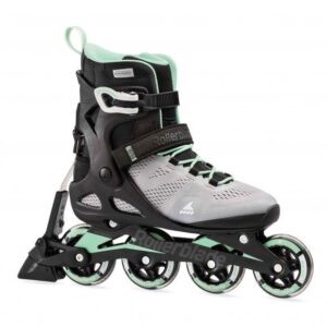 Rollerblade Macroblade 80 ABT Woman Skate Eisgrau-Neo Mint