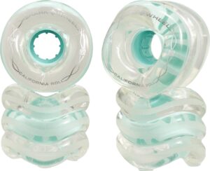 Shark Wheels - California Roll - Longboard Rolle 60mm Rolle 4-Pack (60mm -Clear Mint)