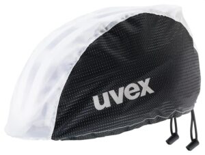 Uvex raincap bike - Regenschutzhaube (Regencover) schwarz/weiss
