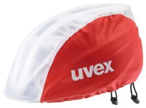 Uvex raincap bike - Regenschutzhaube (Regencover) rot/weiss