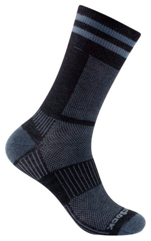 WRIGHTSOCK Coolmesh II Crew Socken Schwarz Grau