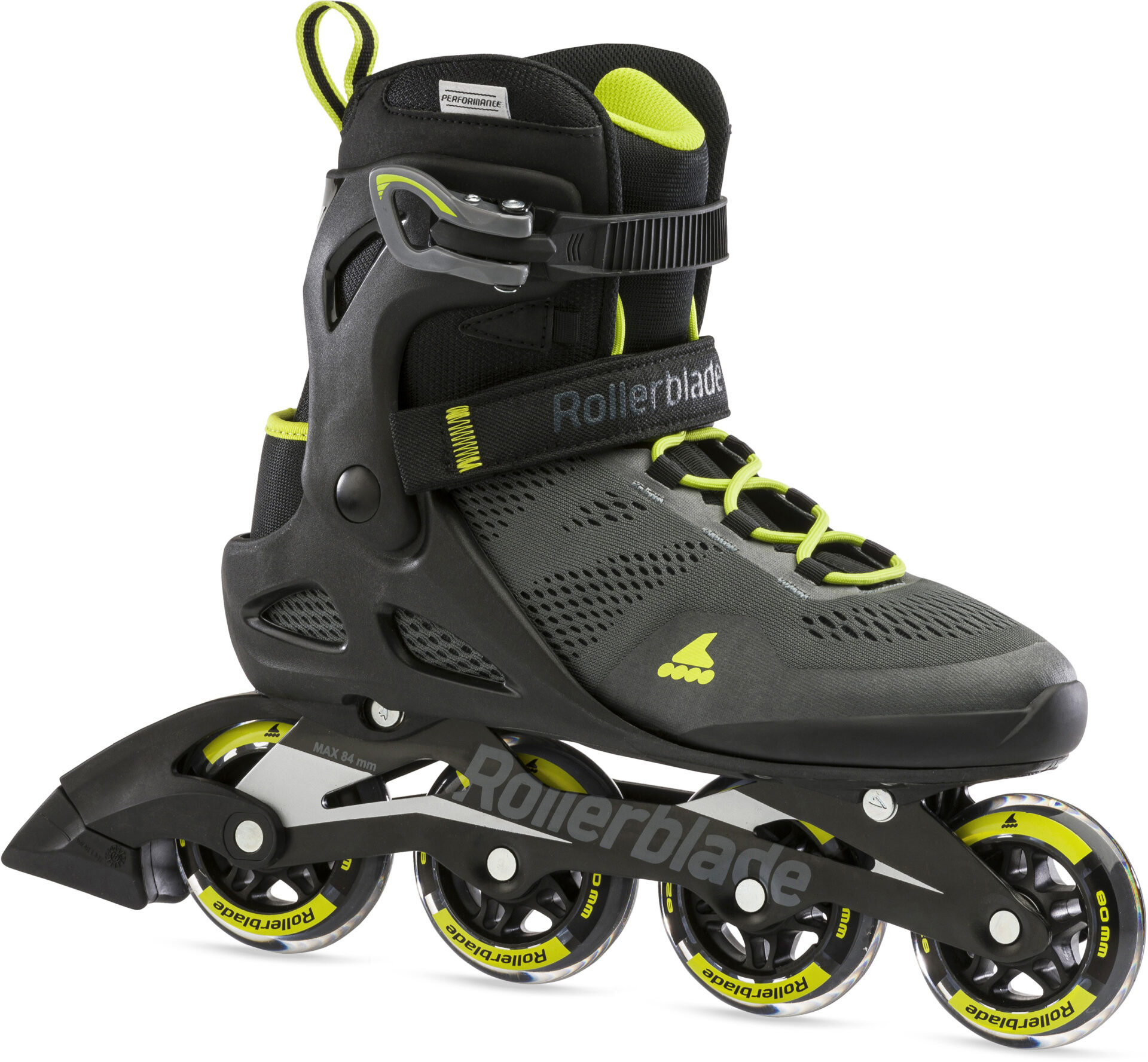 Rollerblade MACROBLADE 80 Men Skate - black lime - Herrenskates Rollerblade MACROBLADE 80 Men Skate - black lime - Herrenskates