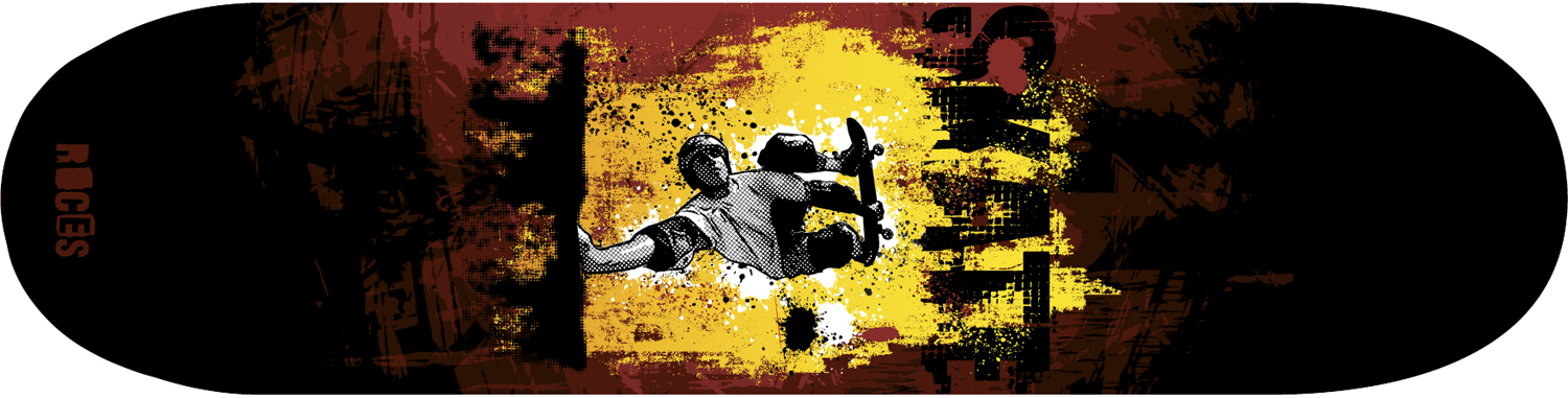 Roces Skateboard TRICK 400 31"x 8" Roces Skateboard TRICK 400 31"x 8"