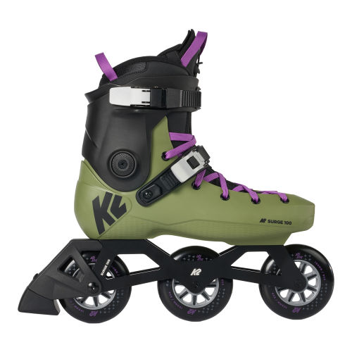 K2 SURGE 100 olive-purple - Unisex-Skate 1 K2 SURGE 100 olive-purple - Unisex-Skate – Bild 2