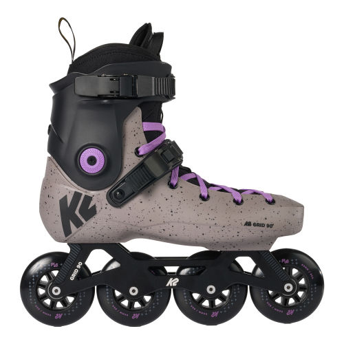 K2 GRID 90 gray - purple Unisex-Skate 1 K2 GRID 90 gray - purple Unisex-Skate – Bild 2