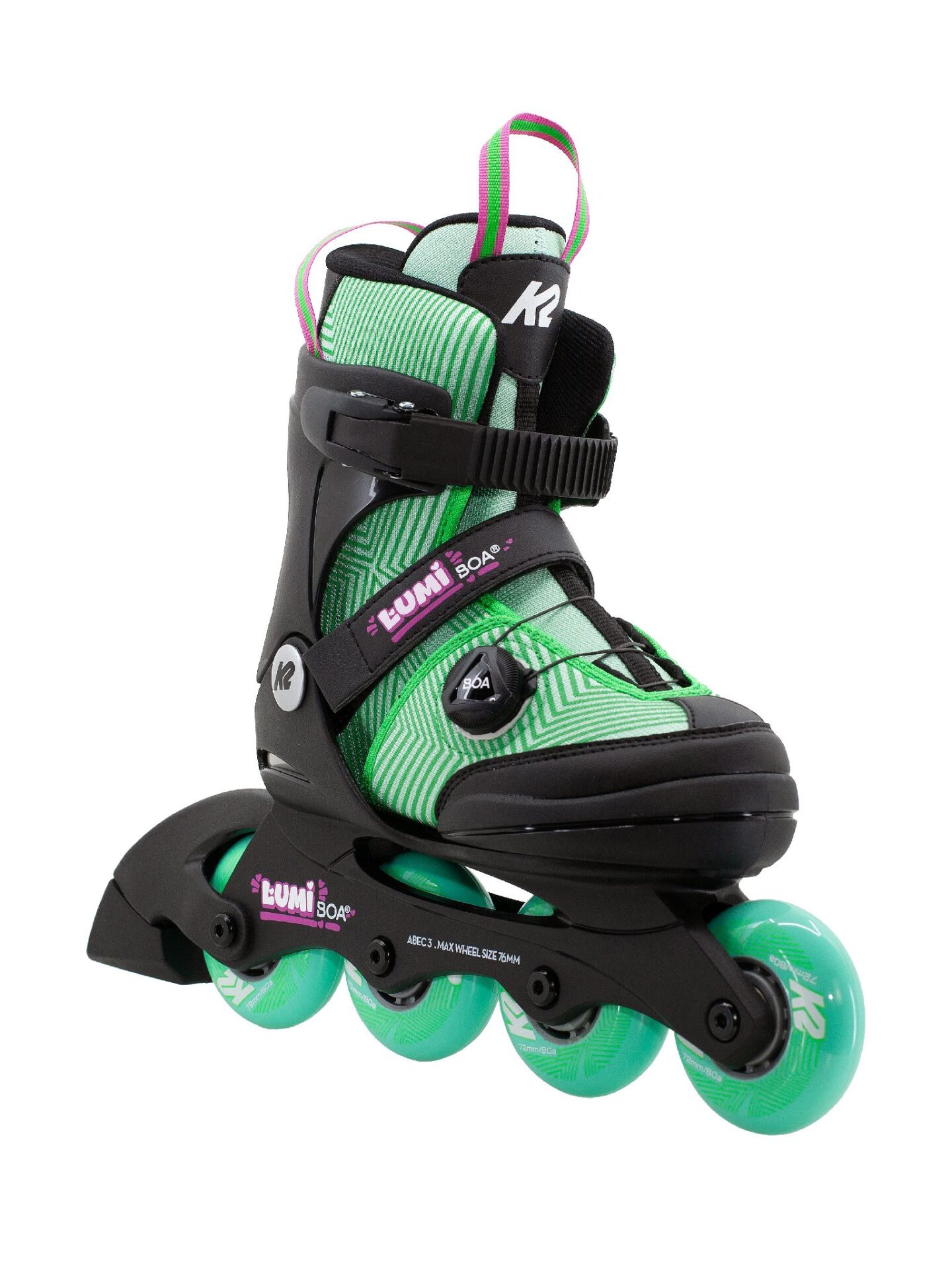 K2 Lumi Boa Junior Skates - watermelon - Kinderskates K2 Lumi Boa Junior Skates - watermelon - Kinderskates