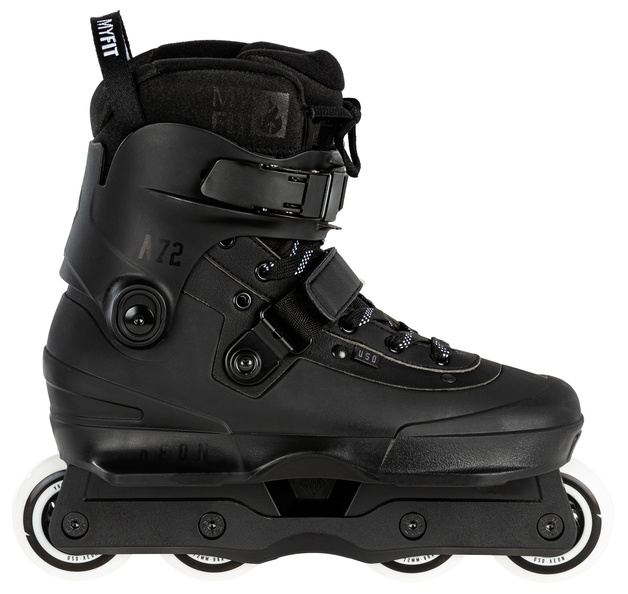 USD Skates Aeon 72 - Aggro Skate - schwarz / weiße Rollen 1 USD Skates Aeon 72 - Aggro Skate - schwarz / weiße Rollen – Bild 2