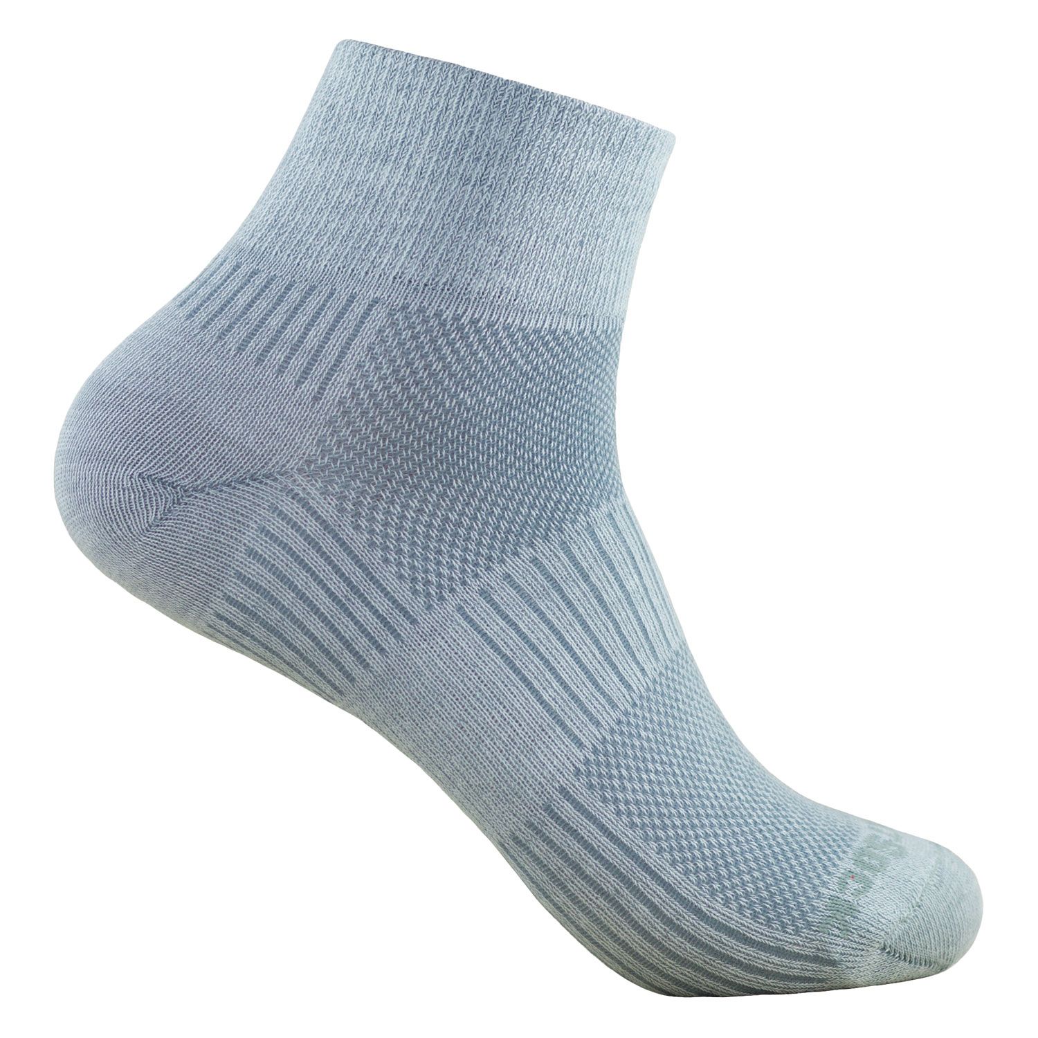 WRIGHTSOCK Coolmesh II Quarter Socken Hell-Grau WRIGHTSOCK Coolmesh II Quarter Socken Hell-Grau