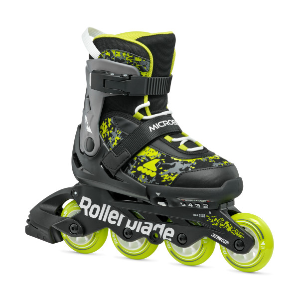 Rollerblade - Microblade SL Kids Skates - black-lime Rollerblade - Microblade SL Kids Skates - black-lime