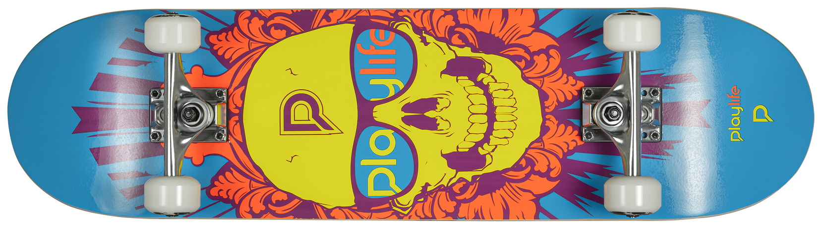 Playlife Skateboard Skullhead 31"x 8" Playlife Skateboard Skullhead 31"x 8"