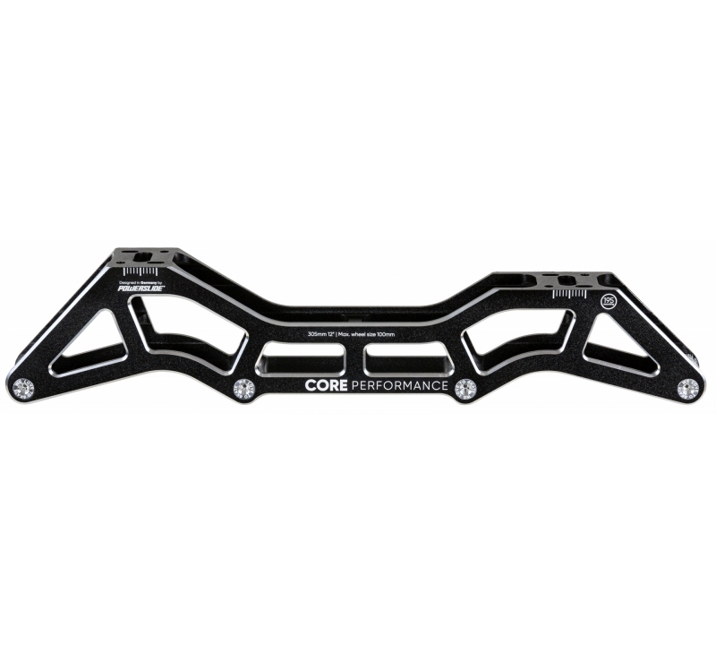 Powerslide Core Racing Frames - Speed Schiene 4*100, 12,0" 195mm cross