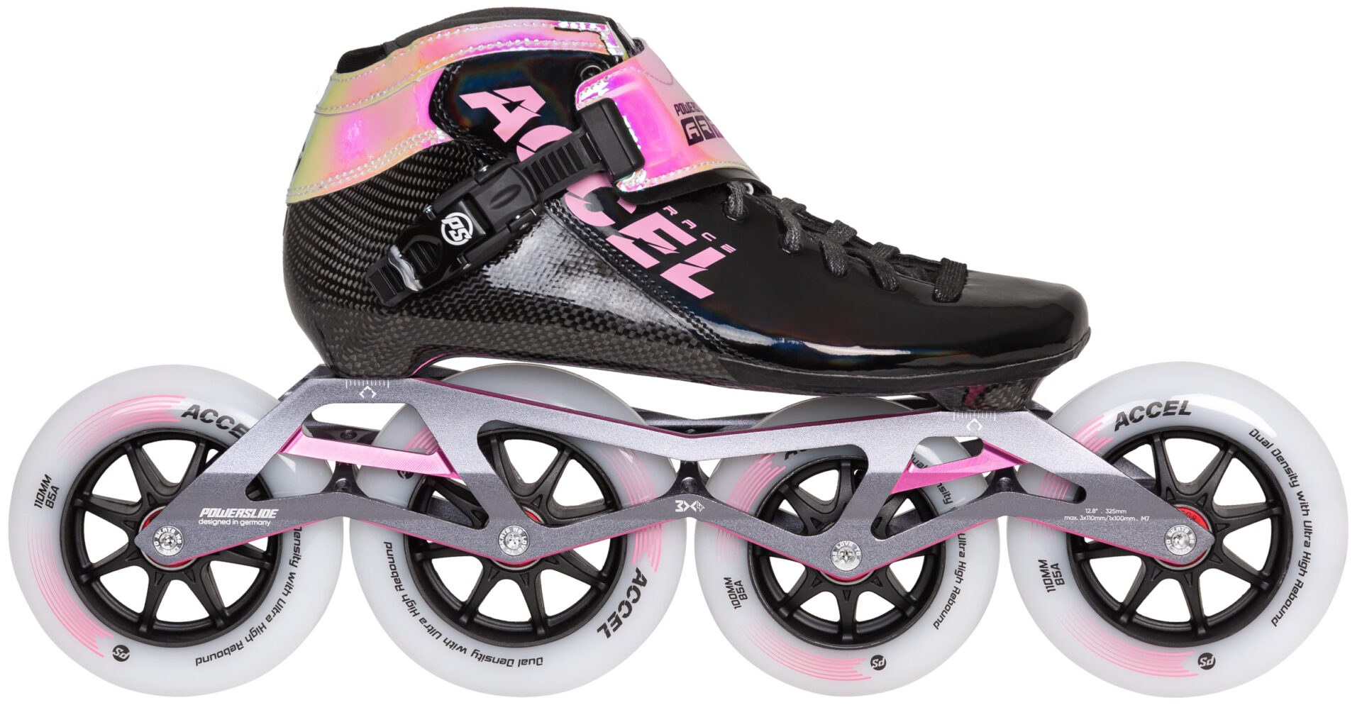 Powerslide ACCEL Race Pink Boot - Speedboot Powerslide ACCEL Race Pink Boot - Speedboot