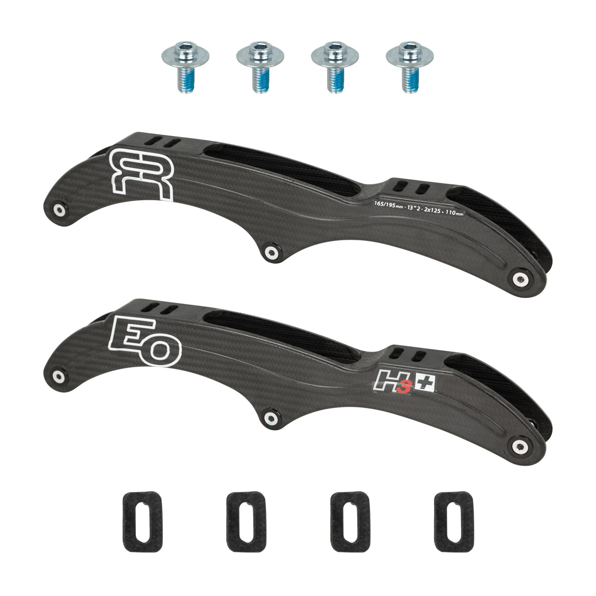 Eo Skates Carbon Schiene 1*110, 2*125, 13.2", 195/165 across 1 Eo Skates Carbon Schiene 1*110, 2*125, 13.2", 195/165 across – Bild 2