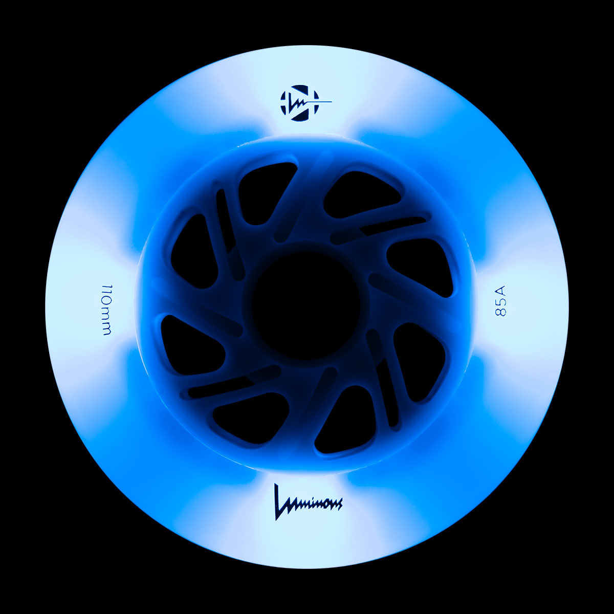 Luminous-LED Wheels Blue ocean glow - blue led 110mm/85A Luminous-LED Wheels Blue ocean glow - blue led 110mm/85A