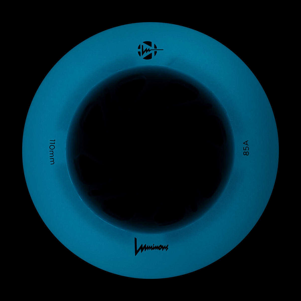 Luminous-LED Wheels Blue ocean glow - blue led 110mm/85A 1 Luminous-LED Wheels Blue ocean glow - blue led 110mm/85A – Bild 2