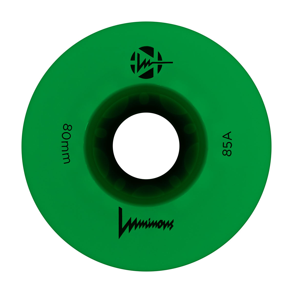 Luminous-LED Wheels White-Glow + Green Led 80mm/85A 1 Luminous-LED Wheels White-Glow + Green Led 80mm/85A – Bild 2