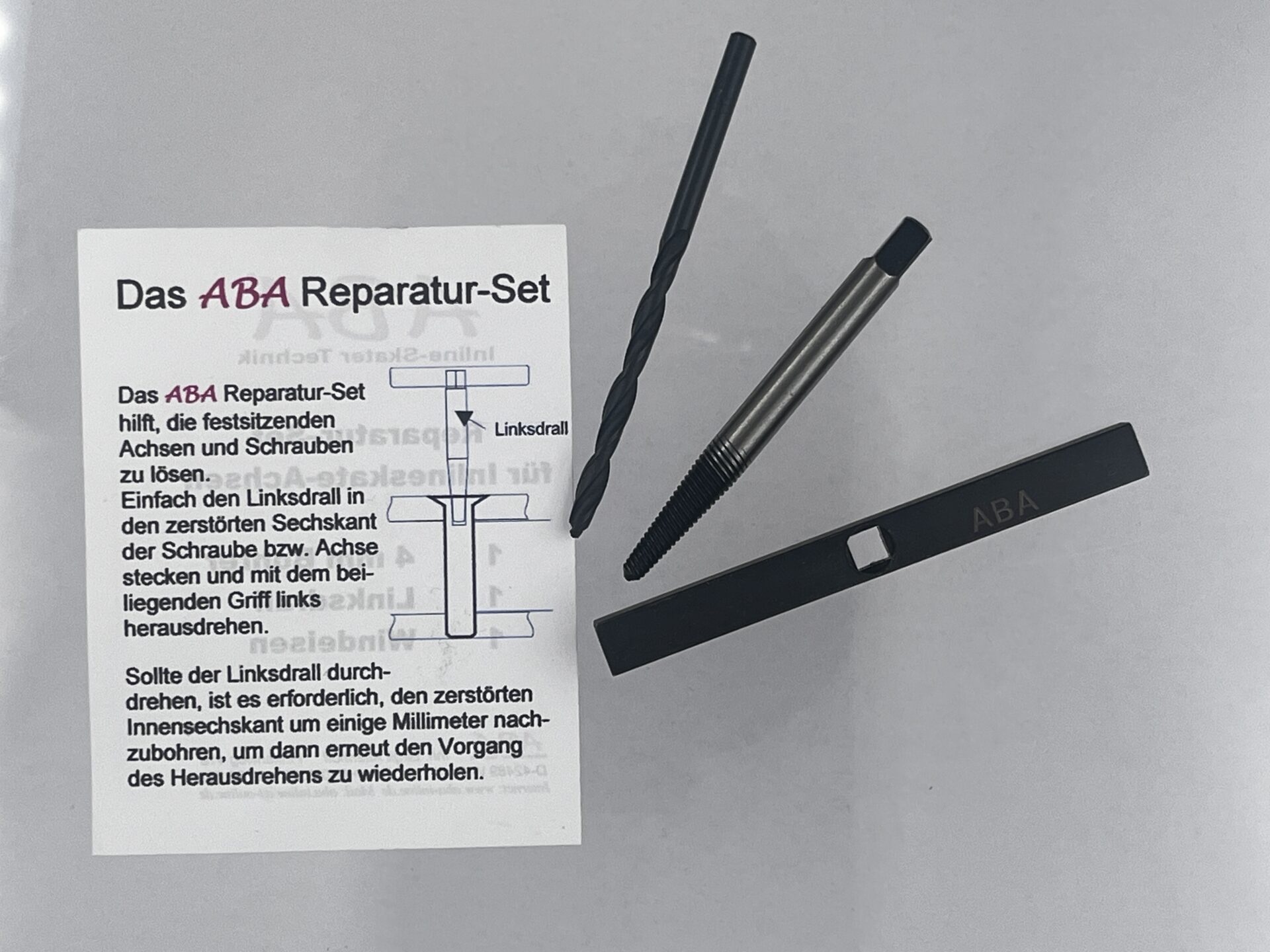 ABA Reparatur-Set für Inlineskater Achsen ABA Reparatur-Set für Inlineskater Achsen