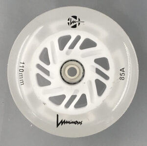 Luminous-LED Wheels White 110mm/85A