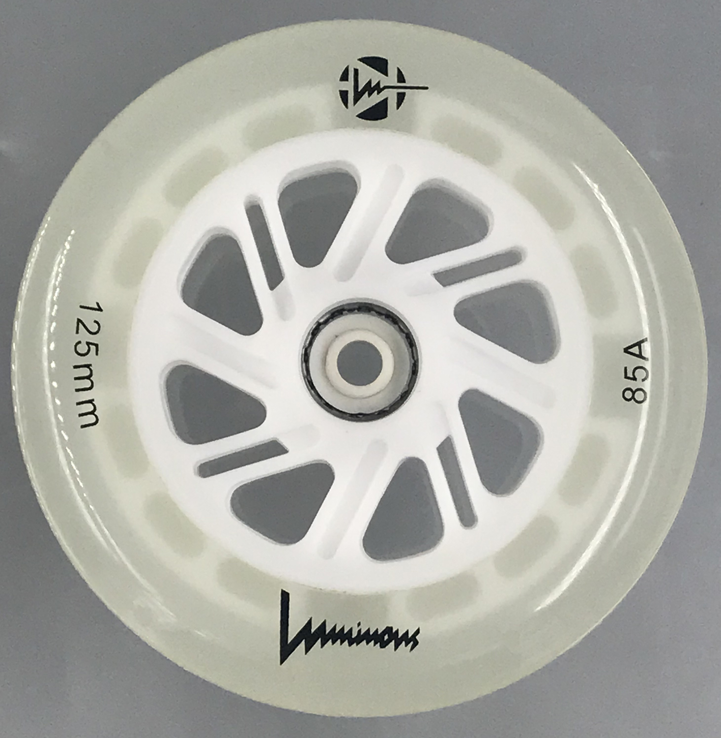 Luminous-LED Wheels White Glow 125mm/85A (Stück) Luminous-LED Wheels White Glow 125mm/85A (Stück)