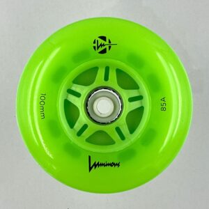 Luminous-LED Wheels Green Apple Glow 100mm/85A