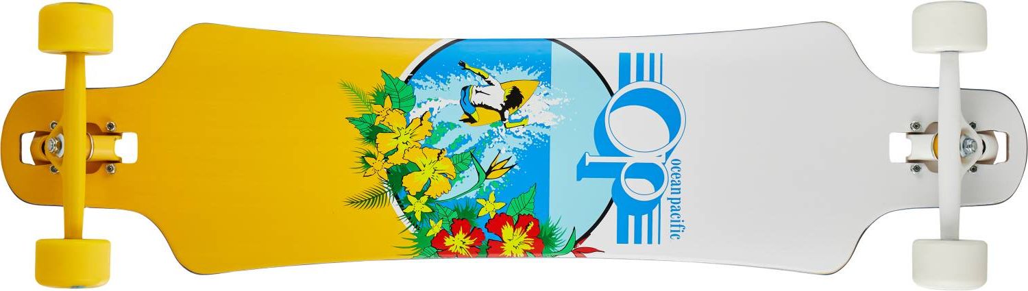 Ocean Pacific Drop Through Complete Longboard (39" -Weiß) Ocean Pacific Drop Through Complete Longboard (39" -Weiß)