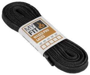 Powerslide MyFit gewachste Schnürsenkel Pro schwarz