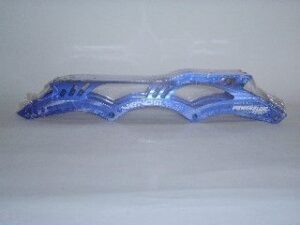 Powerslide Venom Speed Schiene alu 4*100,13" 195mm along blau