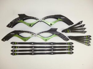 Powerslide Pro VI Speed Schiene 4*110,13.2" 195mm across