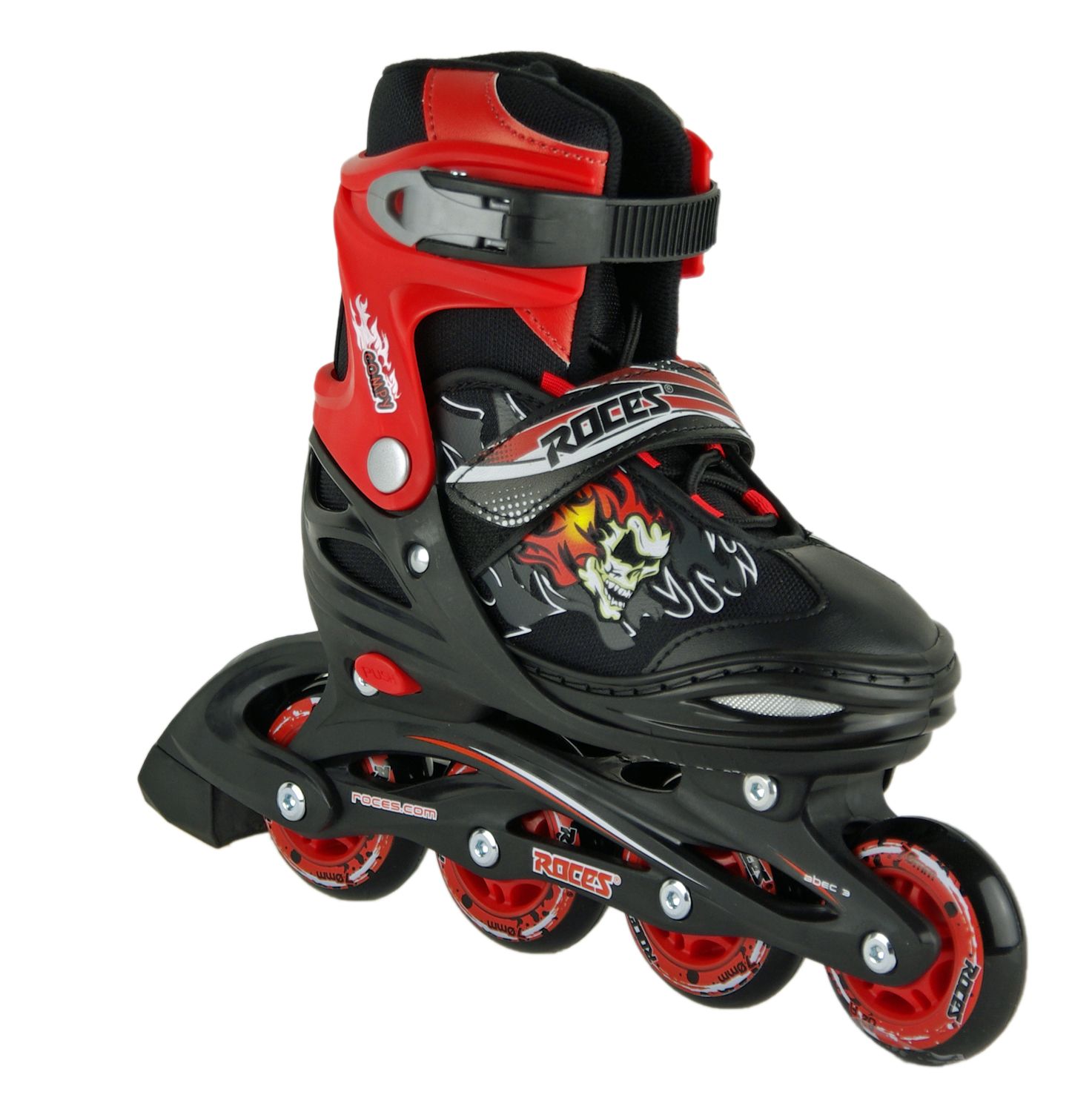 Roces Compy 6.0 Kinderskate Boy black-red 1 Roces Compy 6.0 Kinderskate Boy black-red – Bild 2