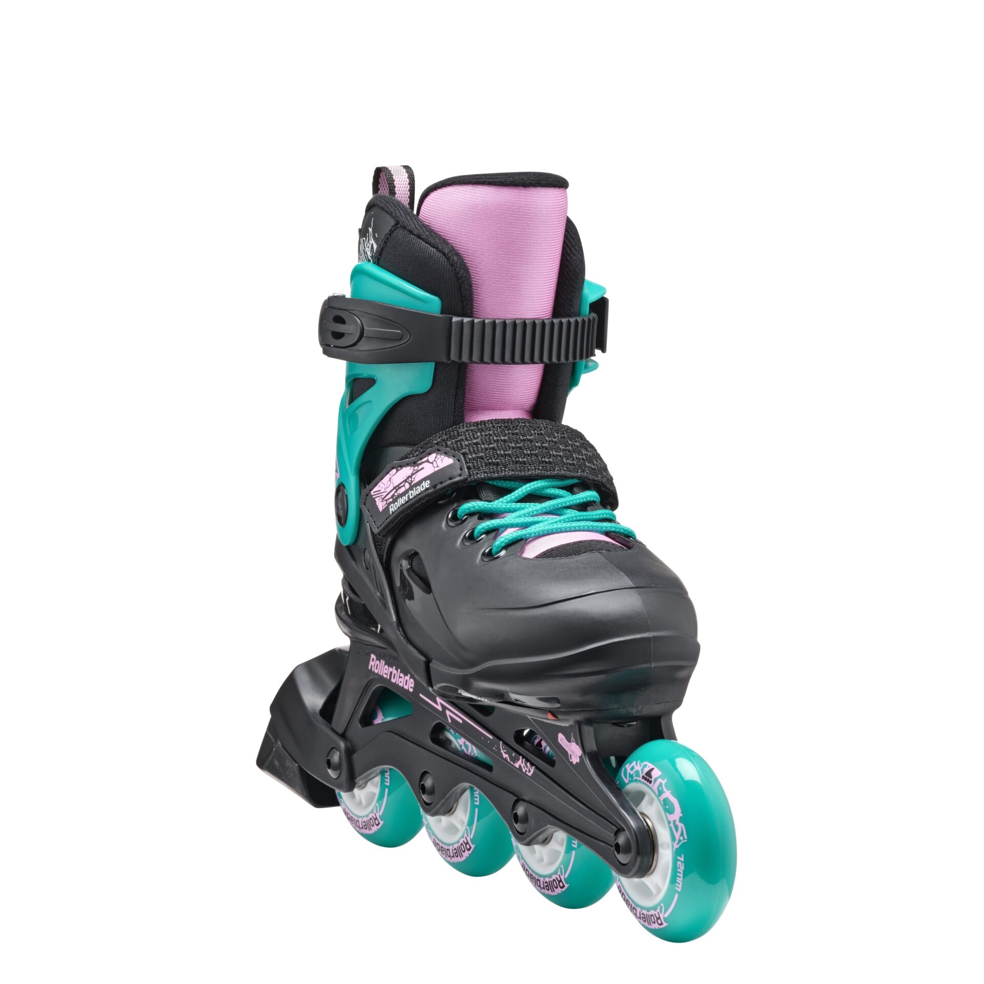 Rollerblade - Fury schwarz meeresgrün- Kids Skates - Kinderskate 1 Rollerblade - Fury schwarz meeresgrün- Kids Skates - Kinderskate – Bild 2